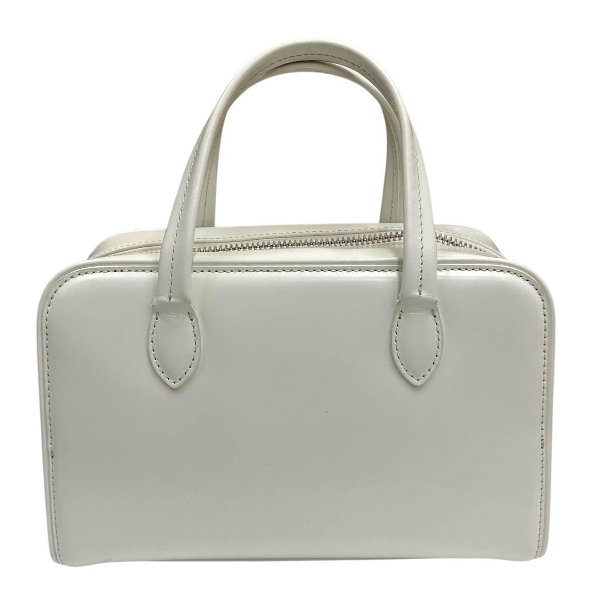 【中古】 TOUT Y EST　 SAC LOQUET Mini ハンドバッグ ホワイト 【100426】（トゥティエ）