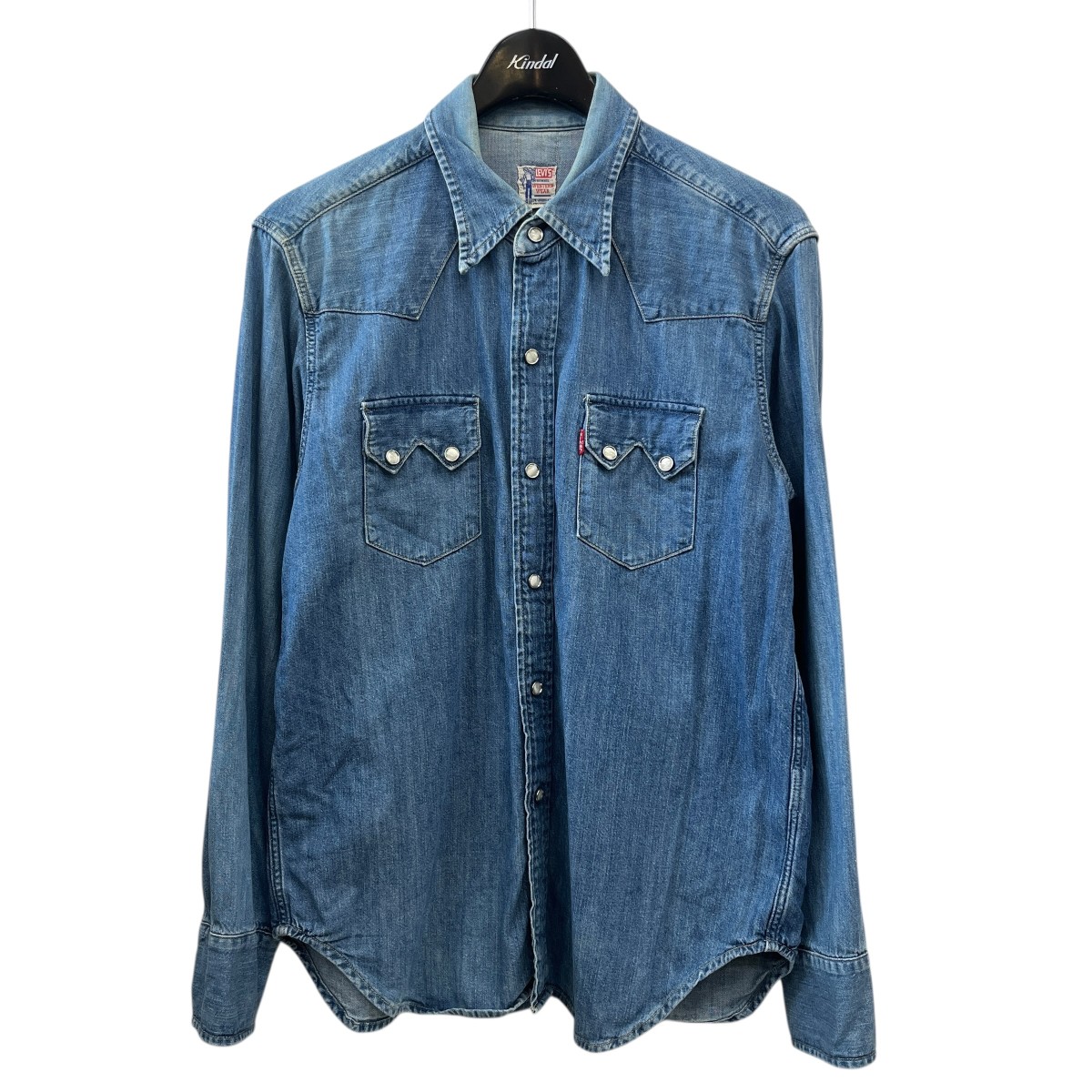 【中古】 LEVI’S VINTAGE CLOTHING　 長袖シャツ インディゴ サイズ：S 【100426】（リーバイスヴィンテージクロージング）