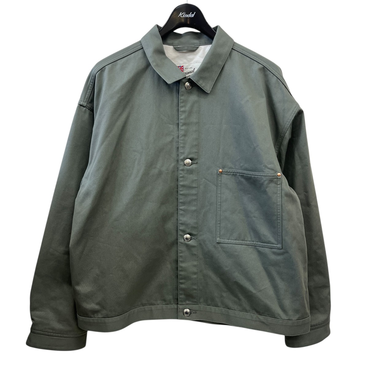 【中古】 Traditional Weatherwear　 トラッカージャケット G251KGFBL0423CV カーキ サイズ：40 【100426】（トラディショナルウエザーウエアー）