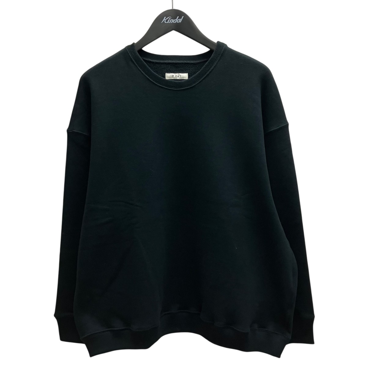 【中古】 FUJI　 CREW NECK SWEAT クルーネックスウェット ブラック サイズ：4 【100426】（フジ）