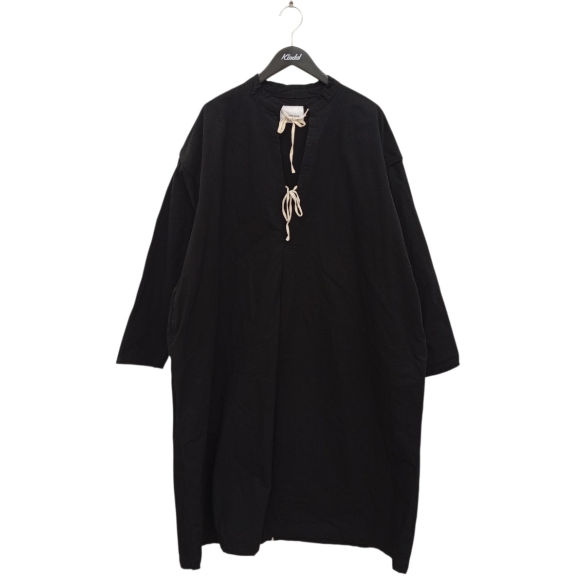 【中古】 SOLAMONAT POCHE　 長袖ワンピース ブラック サイズ：F 【100426】（ソラモナ ポッシェ） 4,743円