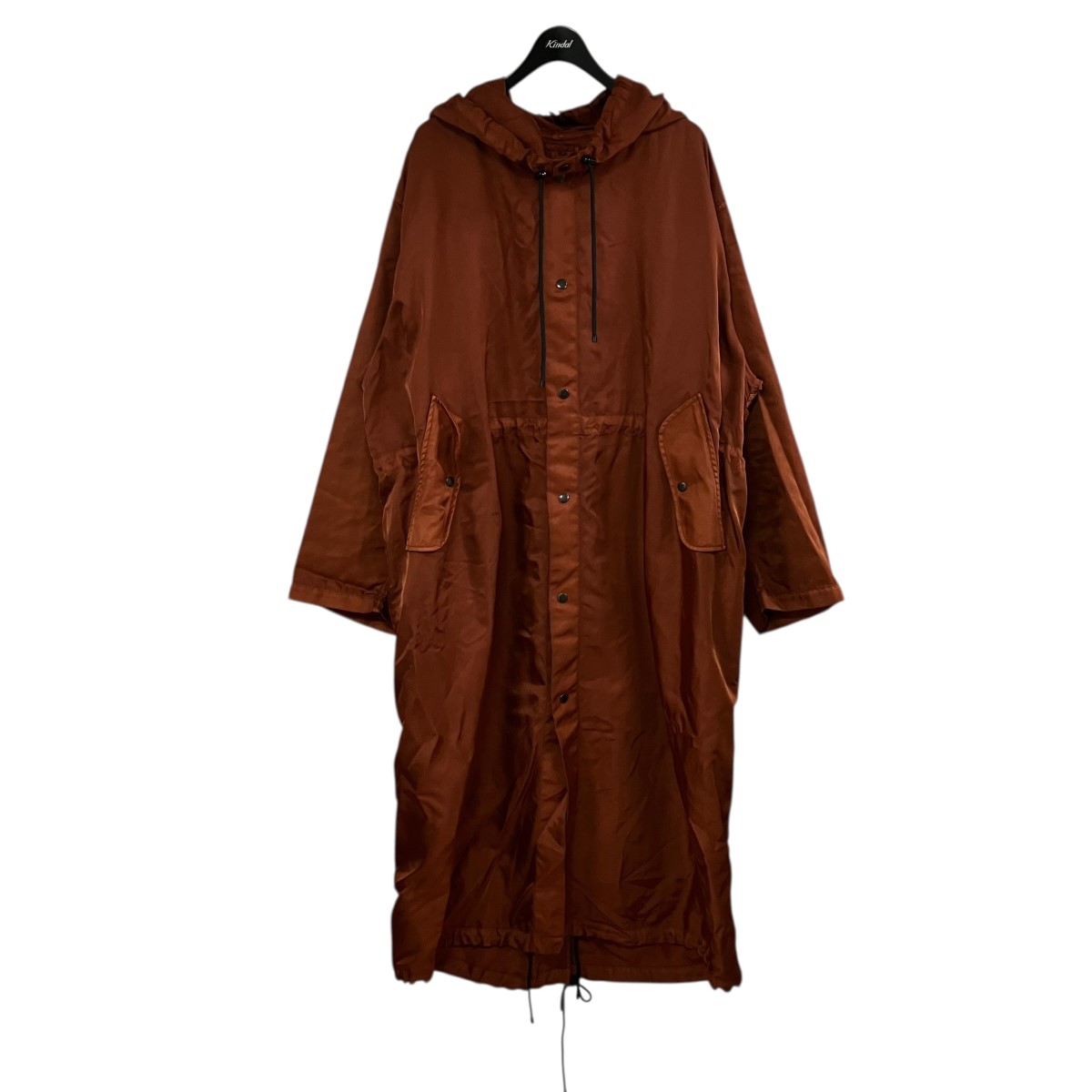 【中古】DRIES VAN NOTENナイロンフィールドパーカー カッパー サイズ:L【価格見直し】|ブランド古着のカインドオル