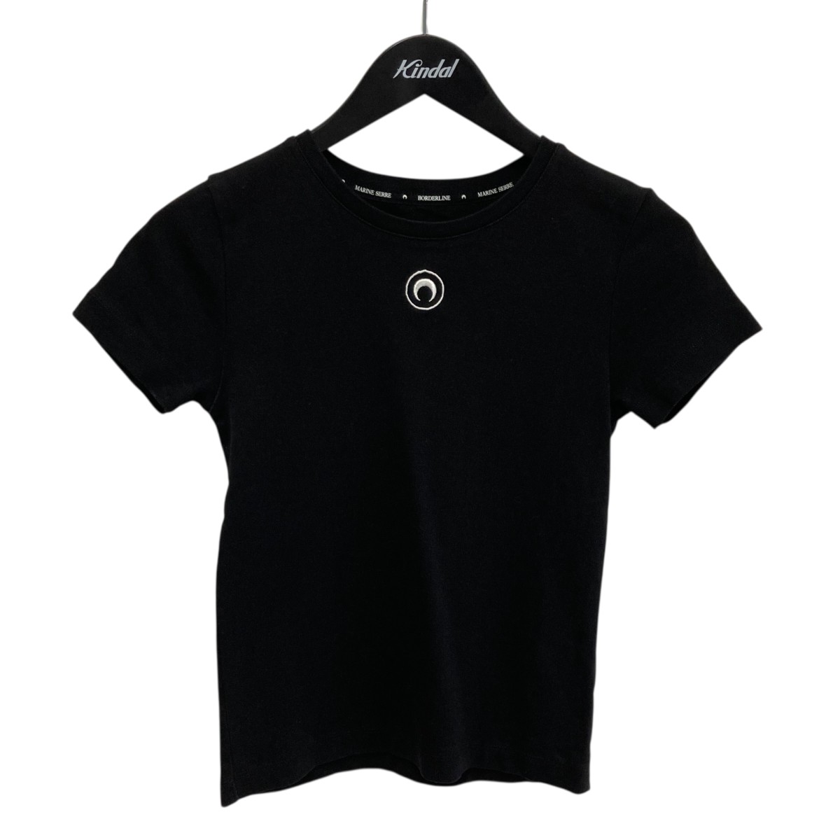 【中古】 marine serre　 Tシャツ ブラック サイズ：M 【100426】（マリーンセル）