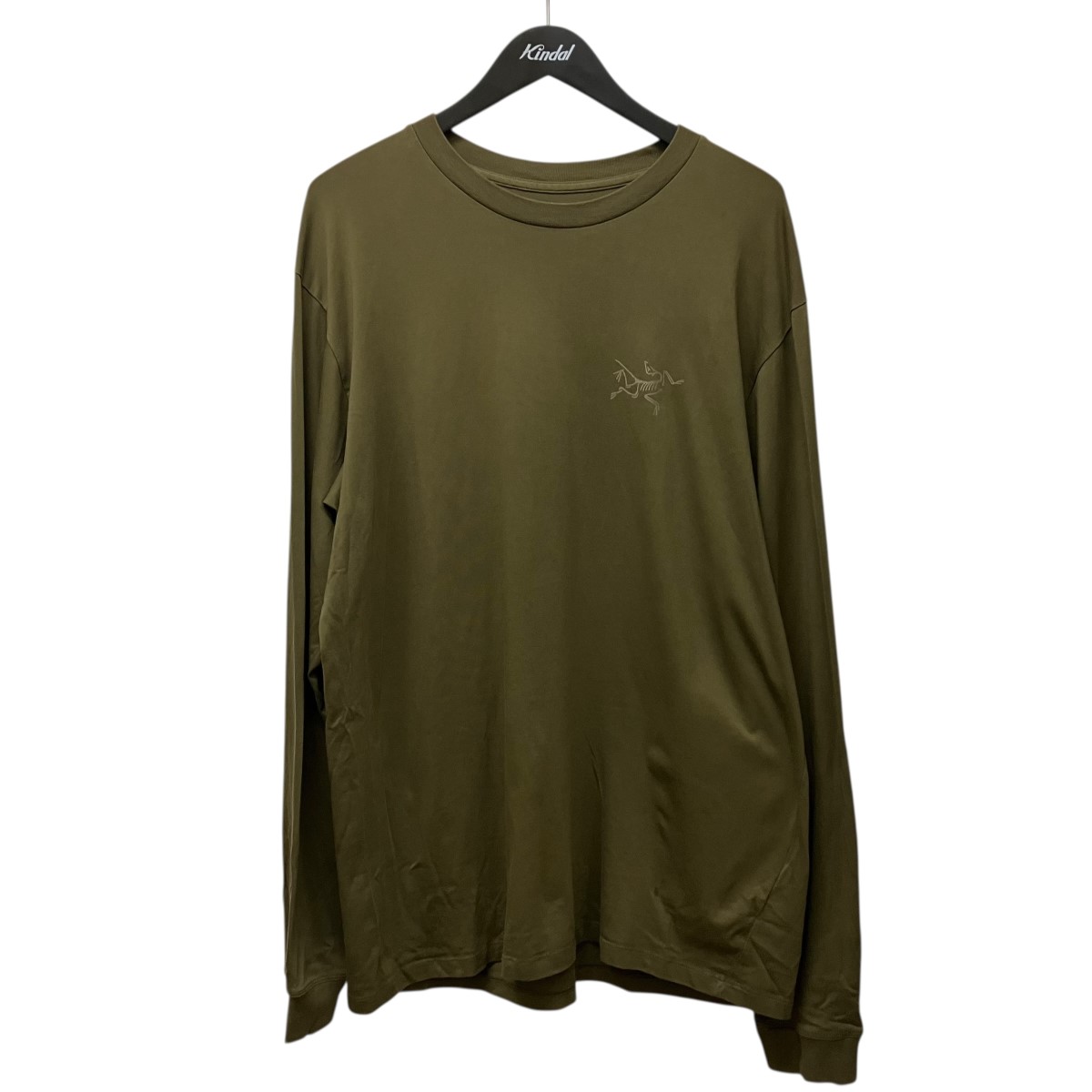 【中古】ARC’TERYX クライミングロゴロングカットソー X000009536 Kragg SL Cotton LS オリーブ 大いさ：L 【100426】（アークテリクス） メンズファッション-Tシャツ・カットソー-トップス