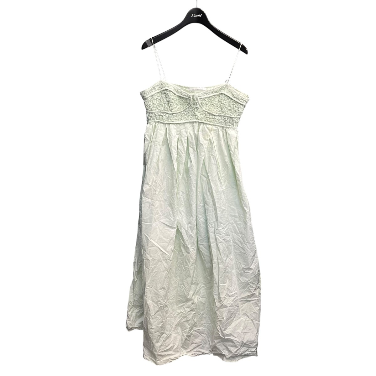 【中古】\u003cBR\u003eCecilie Bahnsen\u003cBR\u003eHEATHER DRESS キャミソール衣装 01 22-RTW0036 ライトグリーン 大きさ：14\u003cBR\u003e【必要経費思いかえす】