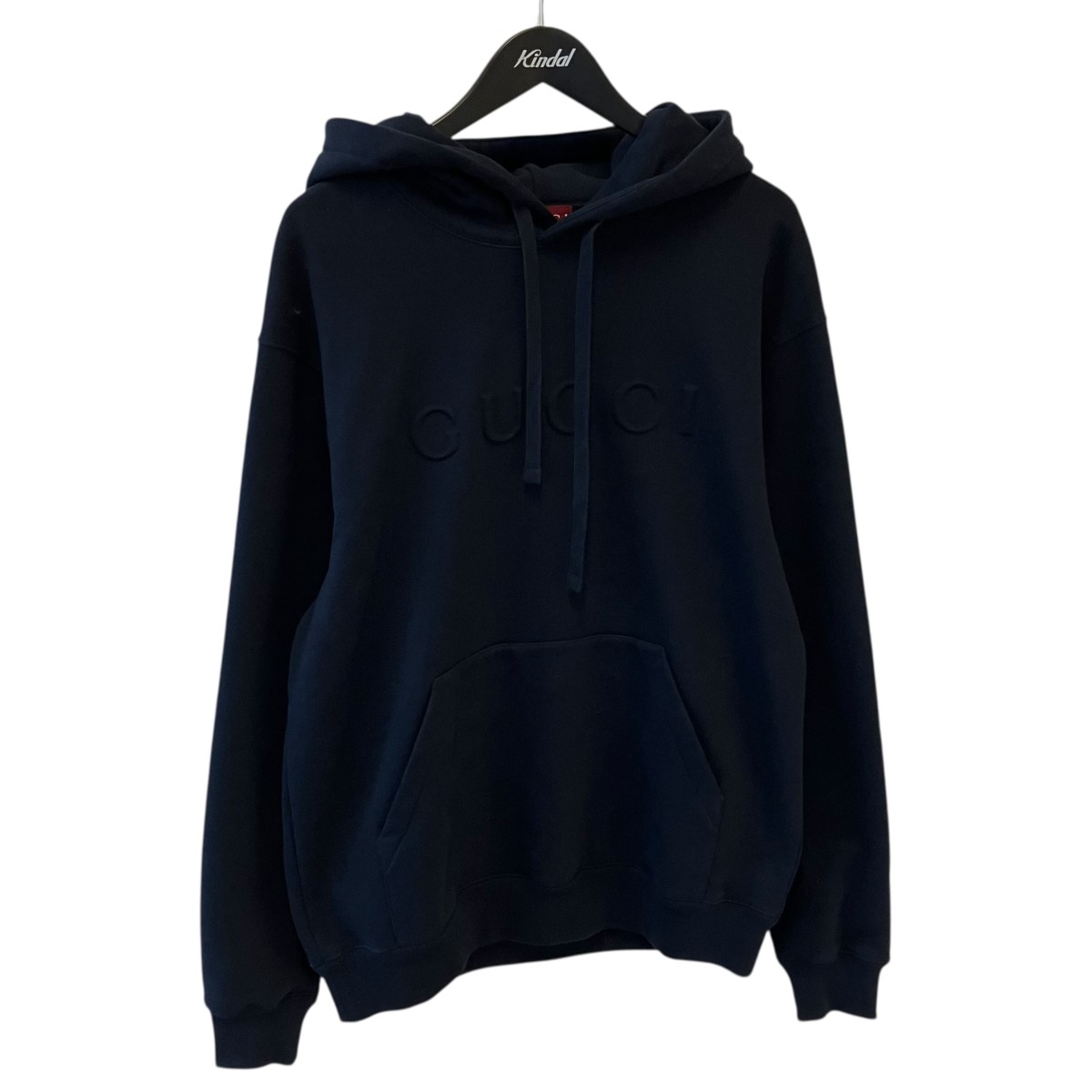 【中古】 GUCCI パーカー ネイビー サイズ:M 【110426】(グッチ)