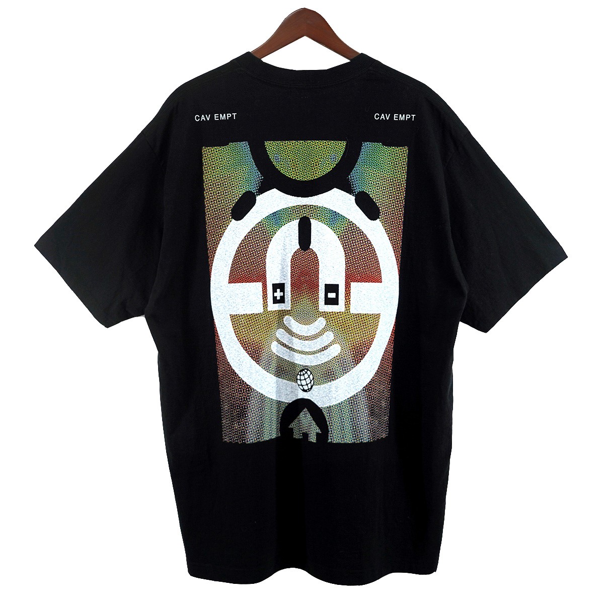 【中古】 C．E　 25SS MD CmE T ロゴ グラフィックＴシャツ ブラック サイズ：XL 【100426】（シーイー）