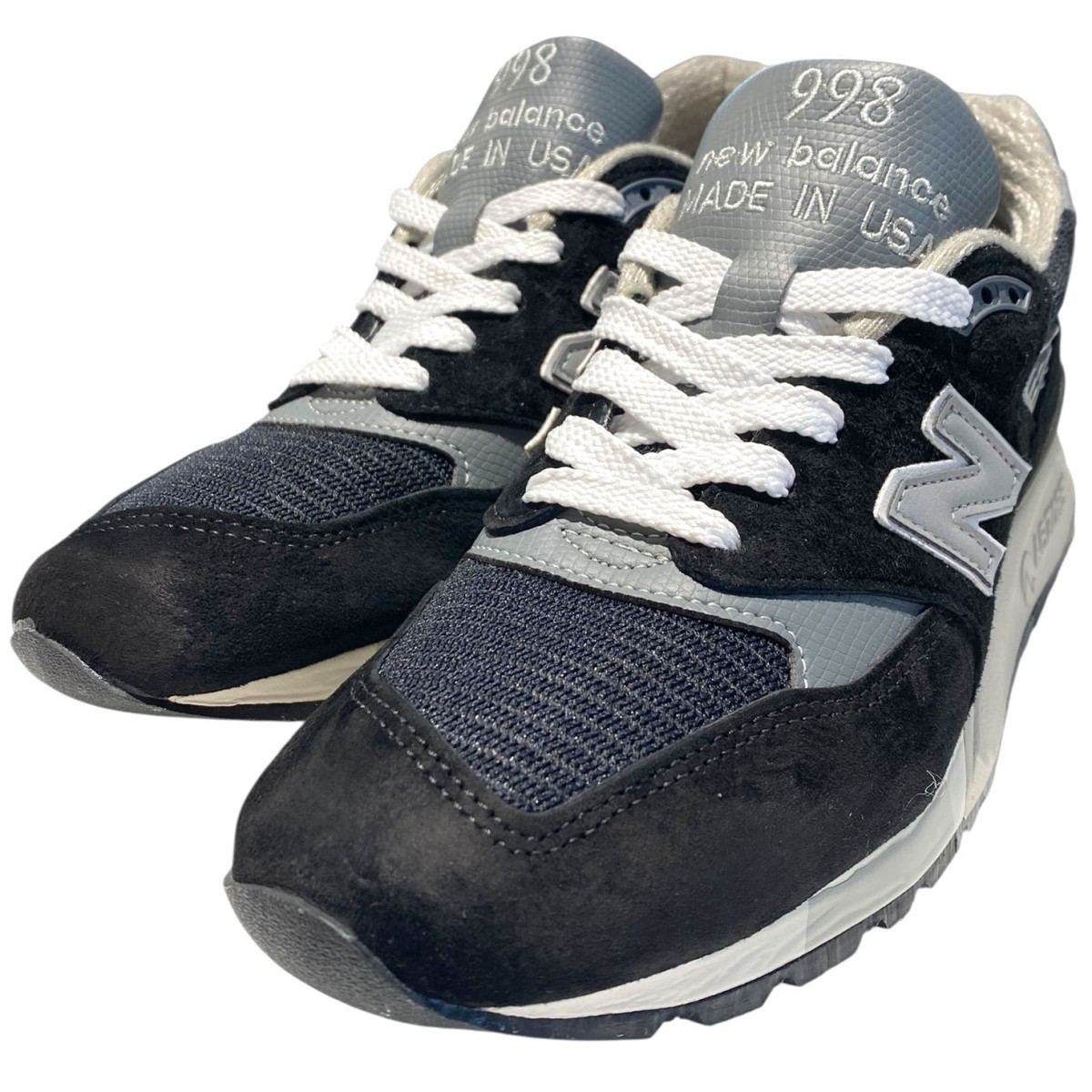 【中古】 NEW BALANCE　 U998BL MADE IN USAスニーカー靴 ブラック サイズ：US8D(26cm) 【100426】（ニューバランス） 18,691円