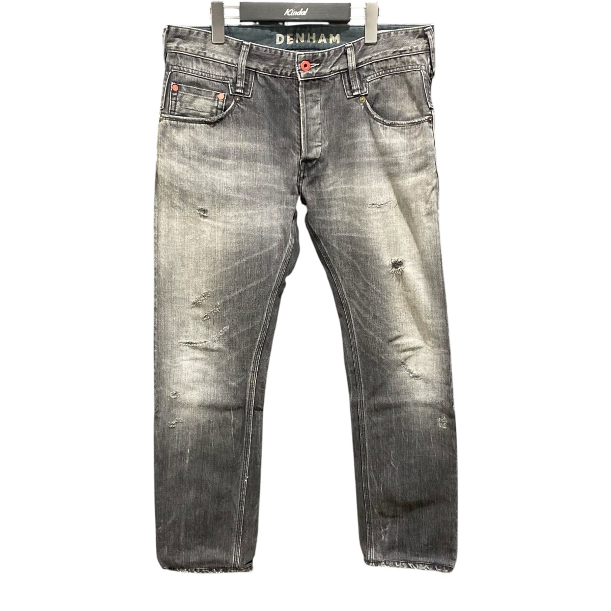 【中古】 Denham　 デニムパンツ 01-21-10-11-044 グレー サイズ：33×34 【100426】（デンハム）