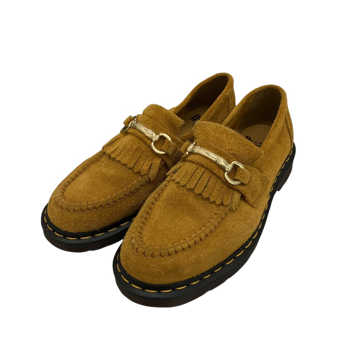 【中古】\u003cBR\u003eDr．Martens\u003cBR\u003e【ADRIAN SNAFFLE】 キルトタンローファー 点火装置タン 大きさ：UK7\u003cBR\u003e【通貨価値思いなおす】