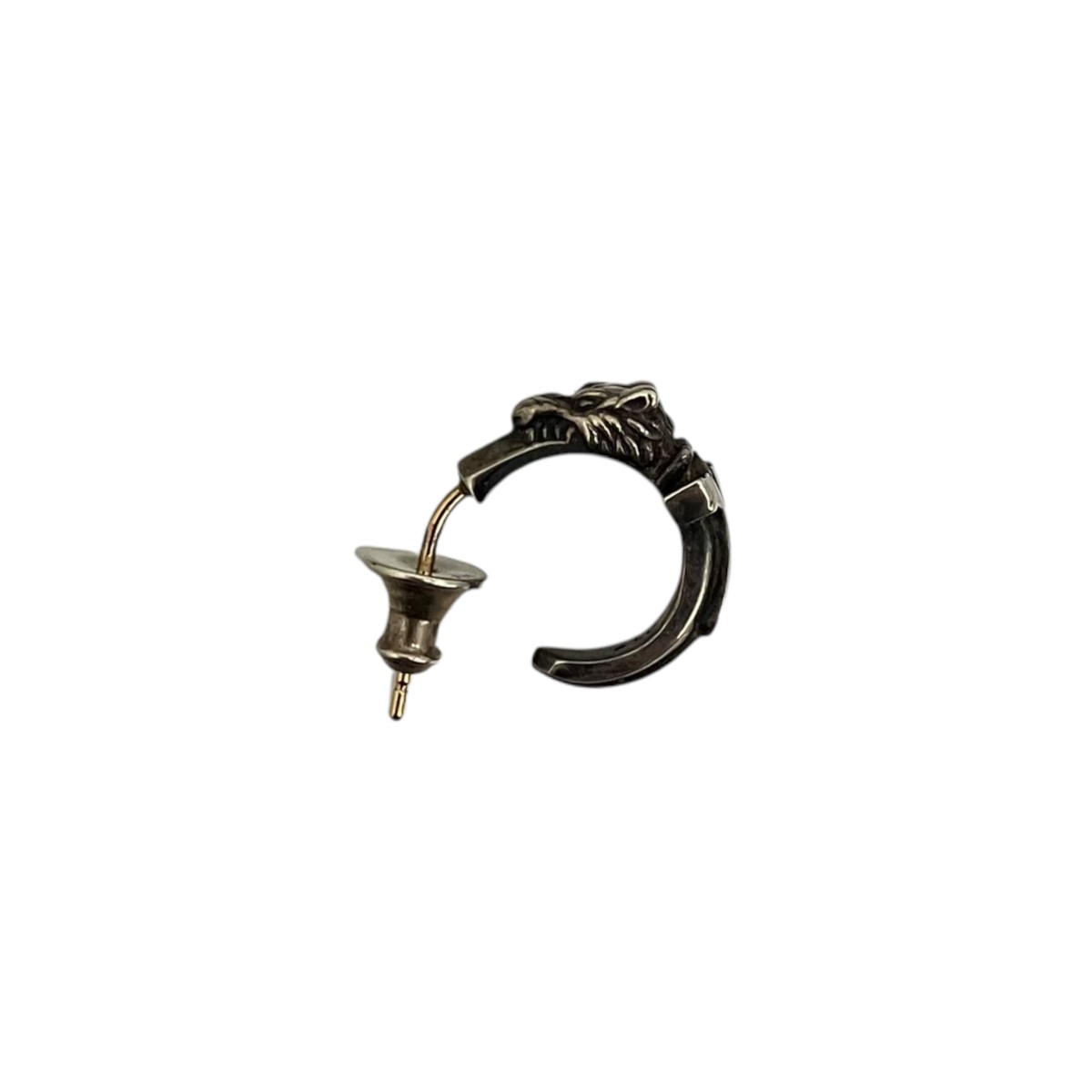 【中古】 GOTHIC YOHJI YAMAMOTO　 【WOLF DAGGER PIERCE】 ウルフダガーピアス HA-A98-920 シルバー 【100426】（ゴシックヨウジヤマモト）