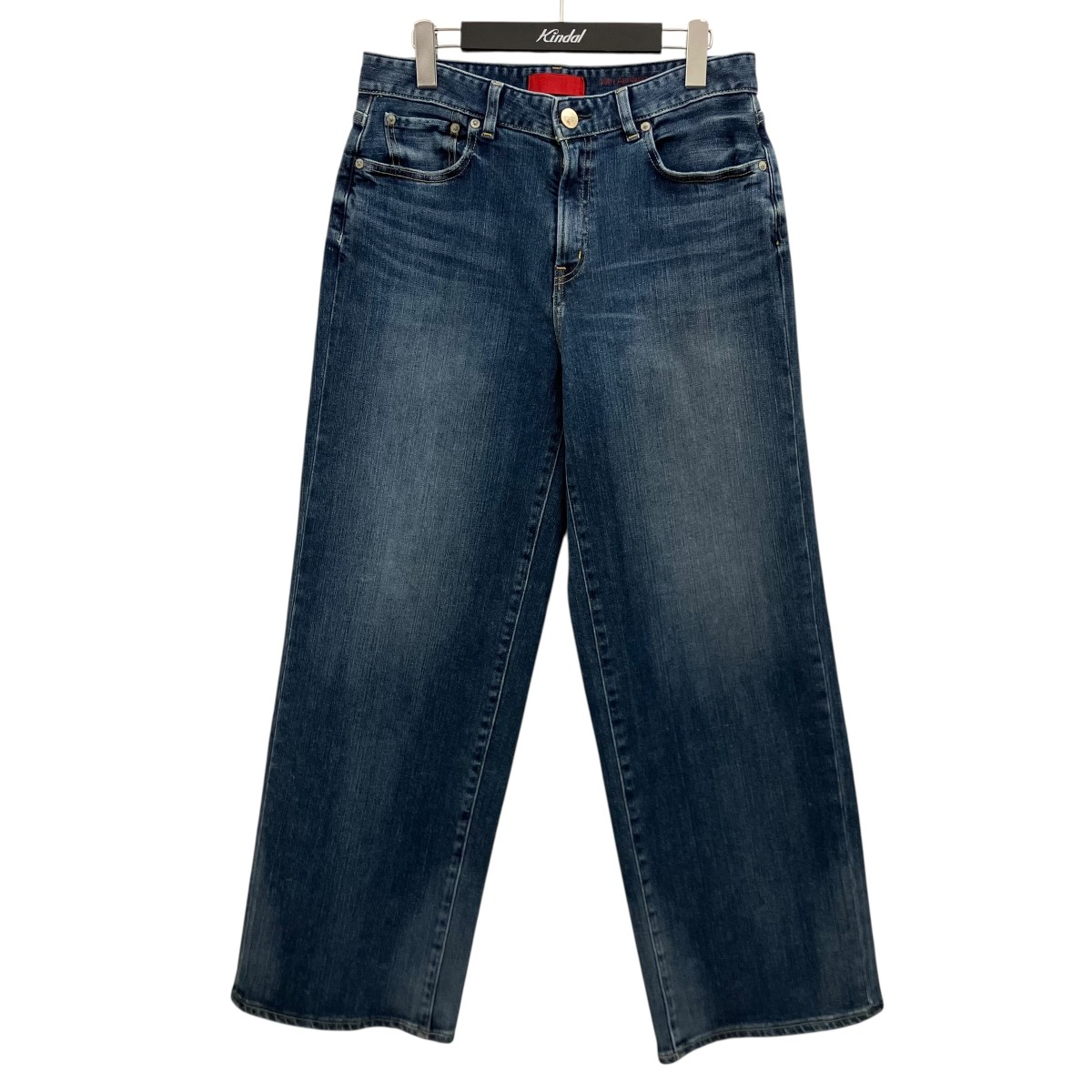 【中古】 RED CARD　 【35TH ANNIV． WIDE DENIM】 デニムパンツ 26W101 インディゴ サイズ：28 【100426】（レッドカード）
