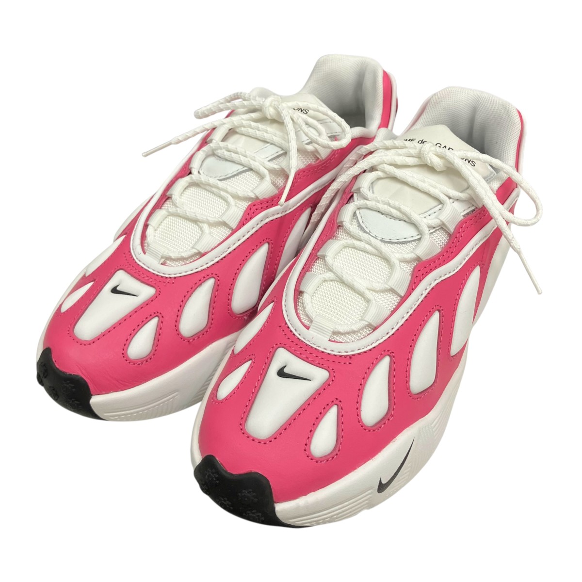 【中古】 NIKE×COMME des GARCONS HOMME PLUS　 スニーカー IF7038-600 ピンク×ホワイト サイズ：25.0cm 【110426】（ナイキ×コムデギャルソンオムプリュス）