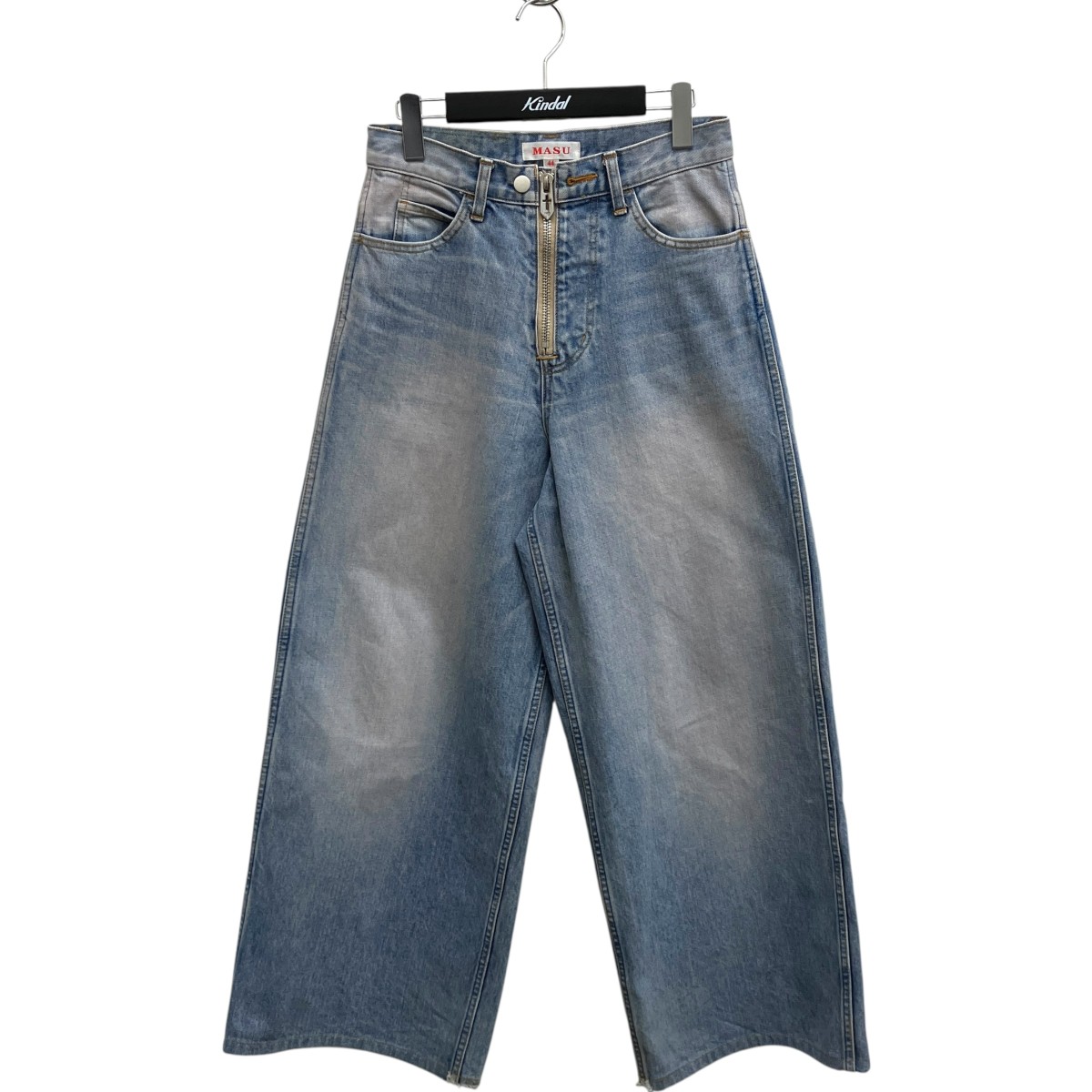 【中古】 MASU　 デニムパンツ MBSS-PT0424 ブルー×オレンジ サイズ：44 【110426】（エムエーエスユー）