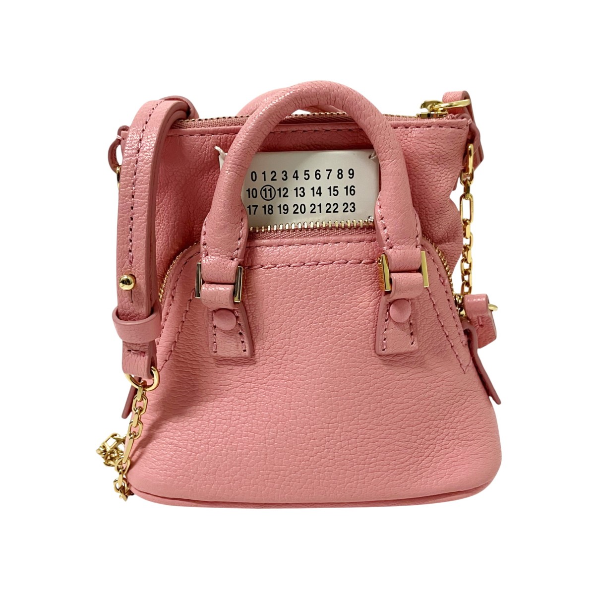 【中古】\u003cBR\u003eMaison Margiela\u003cBR\u003e5AC CLASSIQUE BABY ミニショルダーバッグ SB1WG0022 さくら色\u003cBR\u003e【通貨価値思いなおす】