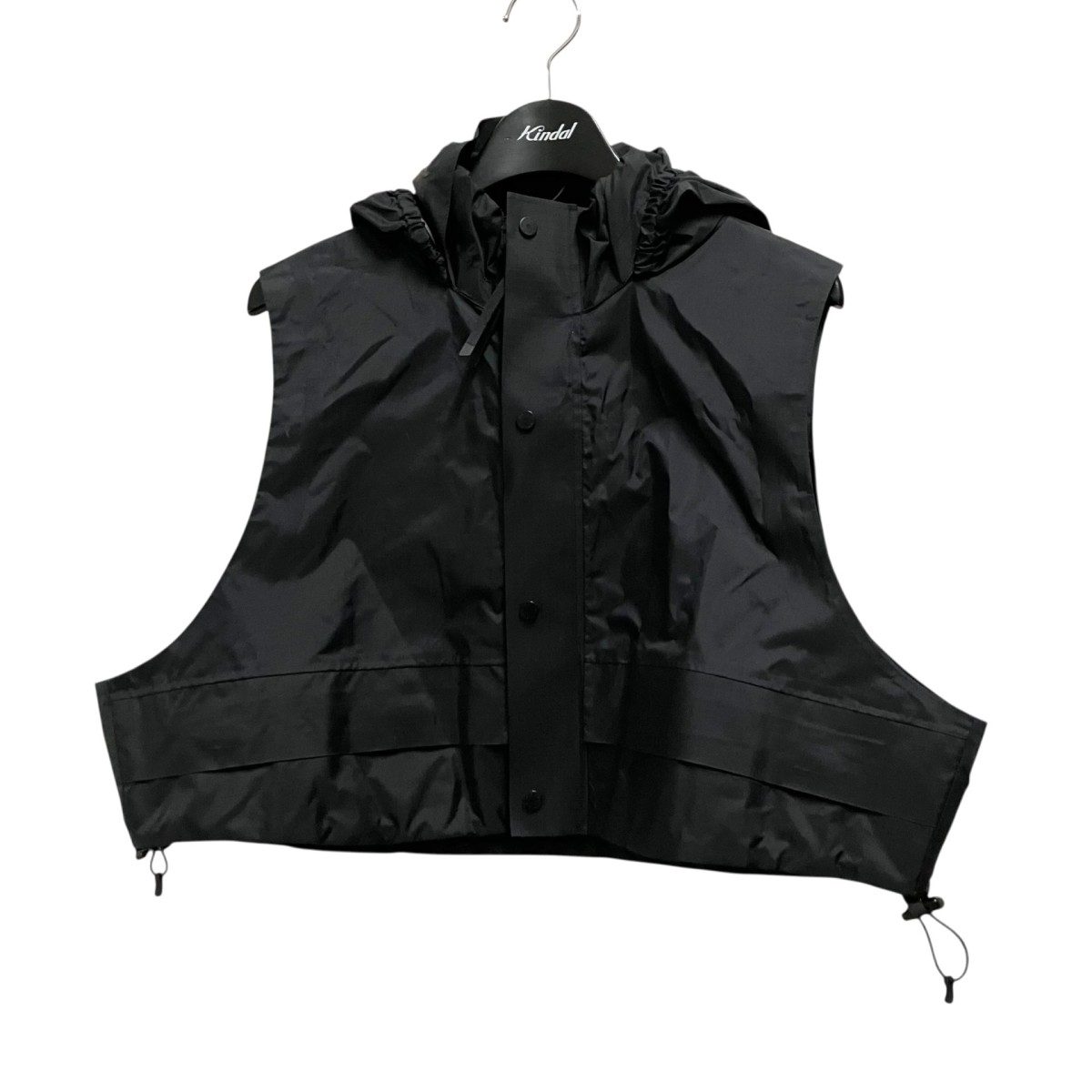 【中古】 HYKE　 フーデットベスト 231 17372 ブラック サイズ：OSFA 【110426】（ハイク）