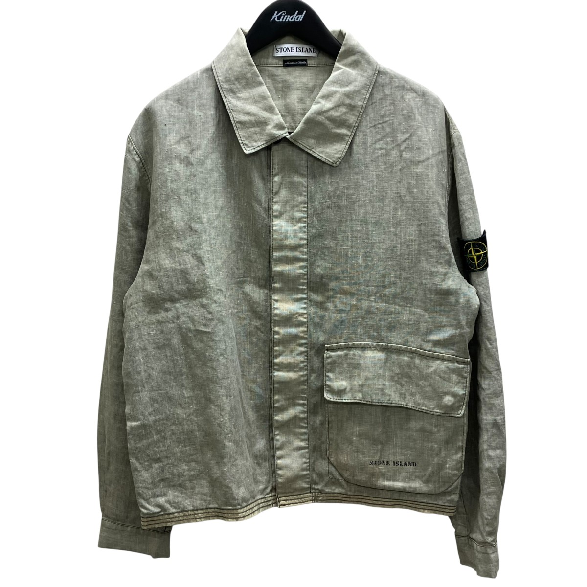 【中古】 STONE ISLAND　 リネンジャケット 不明 サイズ：M 【110426】（ストーンアイランド）