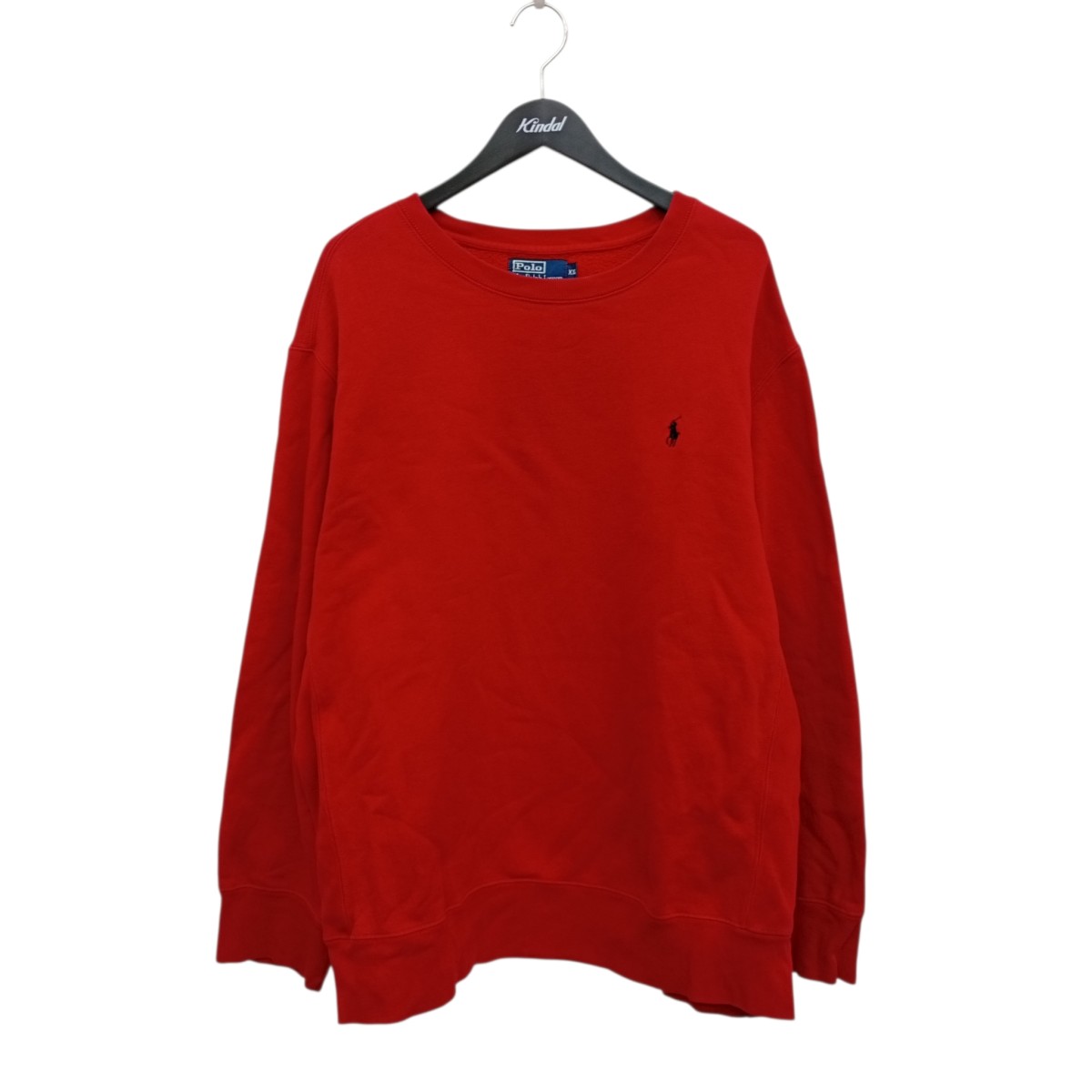 【中古】 POLO RALPH LAUREN　 トレーナー レッド サイズ：XXL 【110426】（ポロラルフローレン）