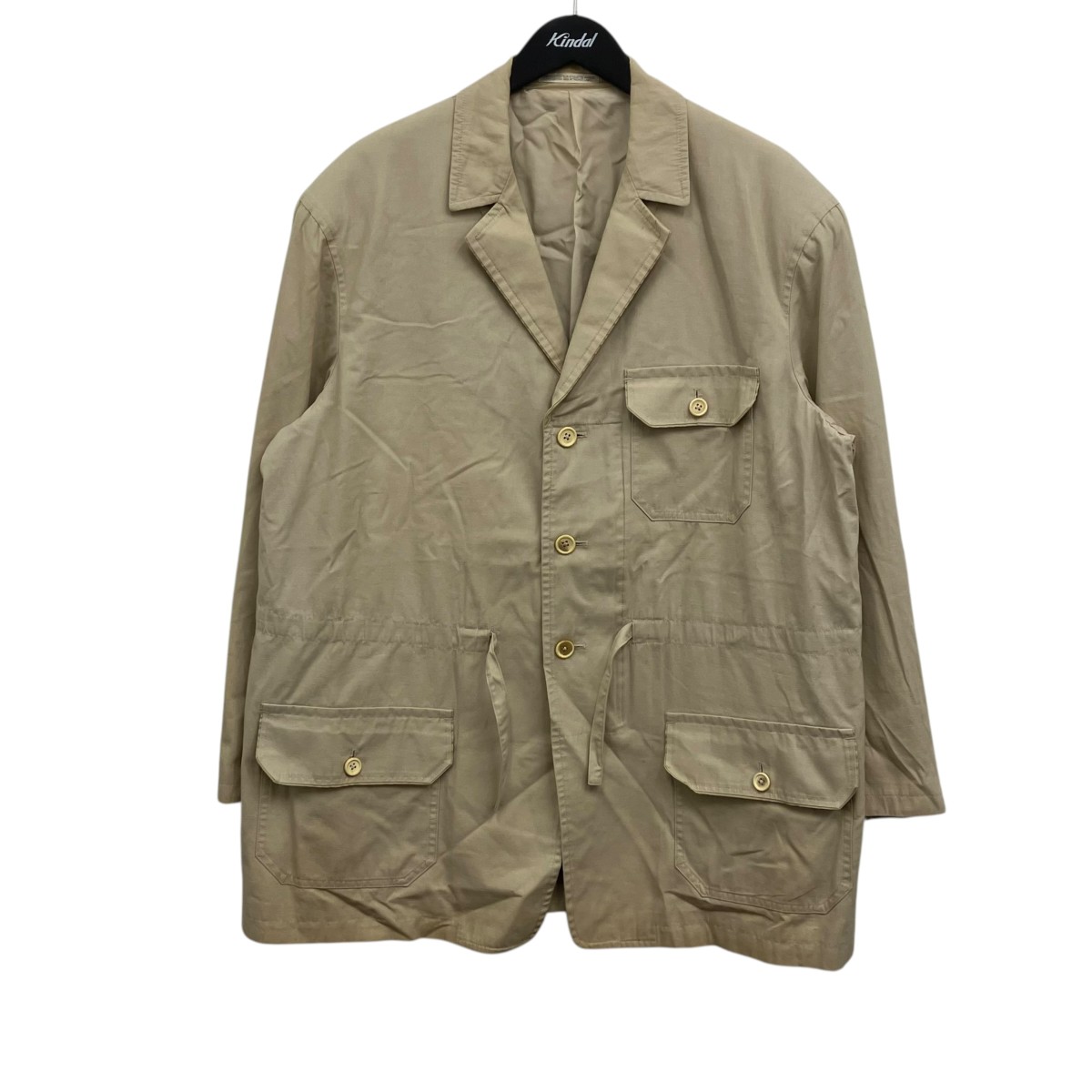 【中古】 Yohji Yamamoto pour homme　 ドローストリングテーラードジャケット ベージュ サイズ：M 【110426】（ヨウジヤマモトプールオム） 16,542円