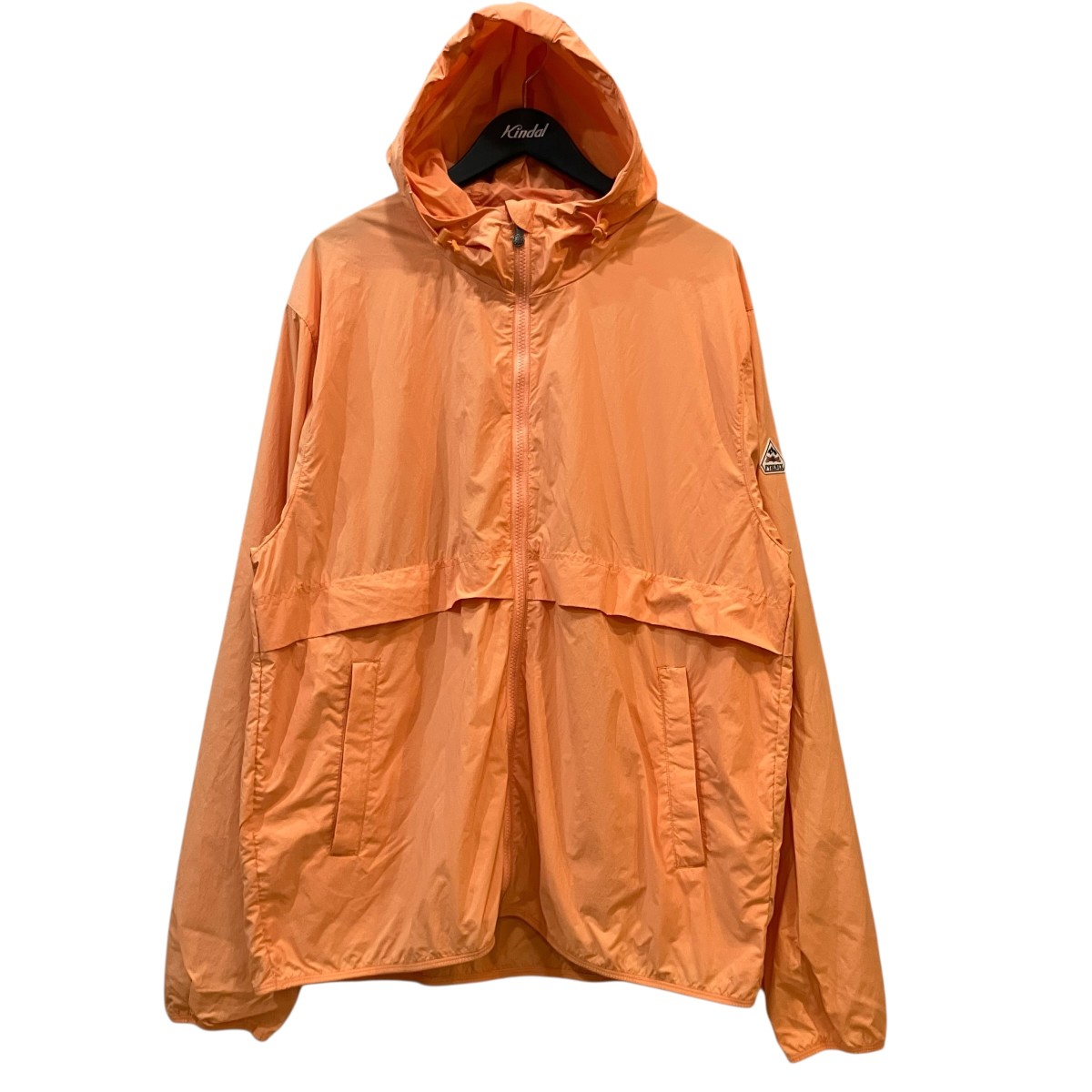 【中古】Pyrenex　ウインドブレーカー SS23PJ1 オレンジ サイズ：XL 【060526】（ピレネックス）｜ブランド古着のカインドオル