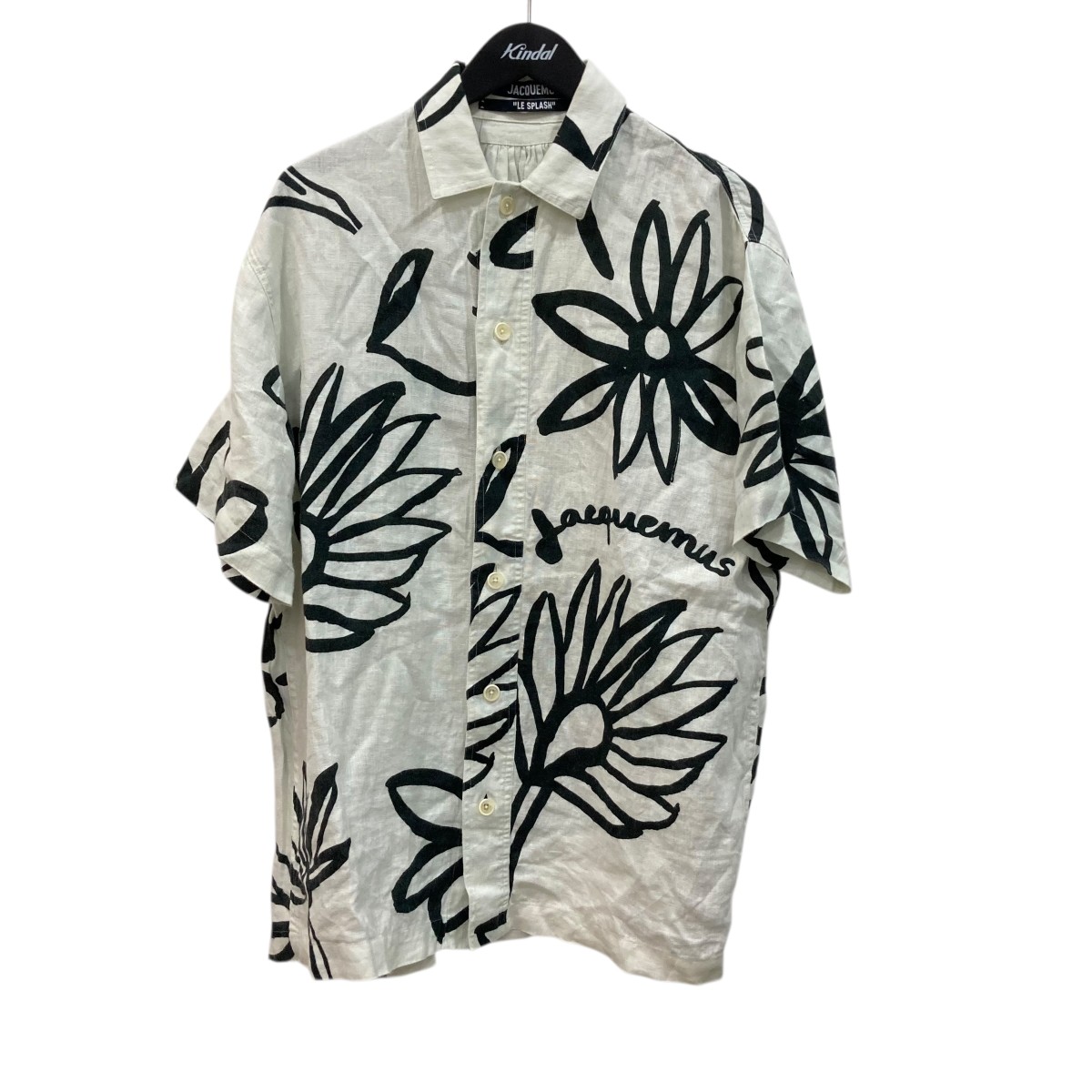 【中古】 JACQUEMUS　 半袖シャツ ホワイト サイズ：44 【120426】（ジャックムス）