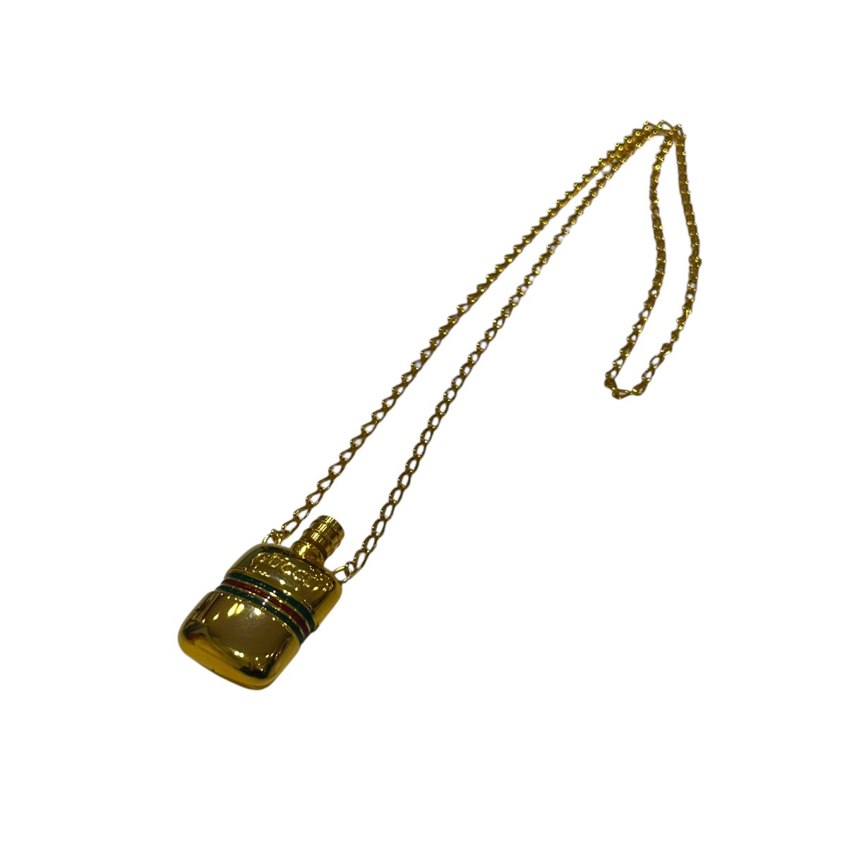 【中古】 GUCCI　 パフュームボトル ネックレス ゴールド 【110426】（グッチ）