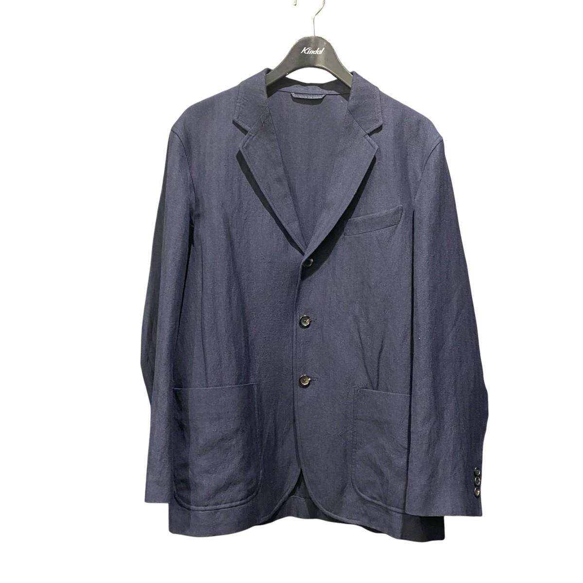 【中古】Adam et Rope×WILD LIFE TAILOR テーラードジャケット GPV-55040 WOOL LINEN HERRINGBONE BLAZER 米国海軍 大きさ：M 【110426】（アダムエロペ×ワイルド 生存期間 仕立て屋）