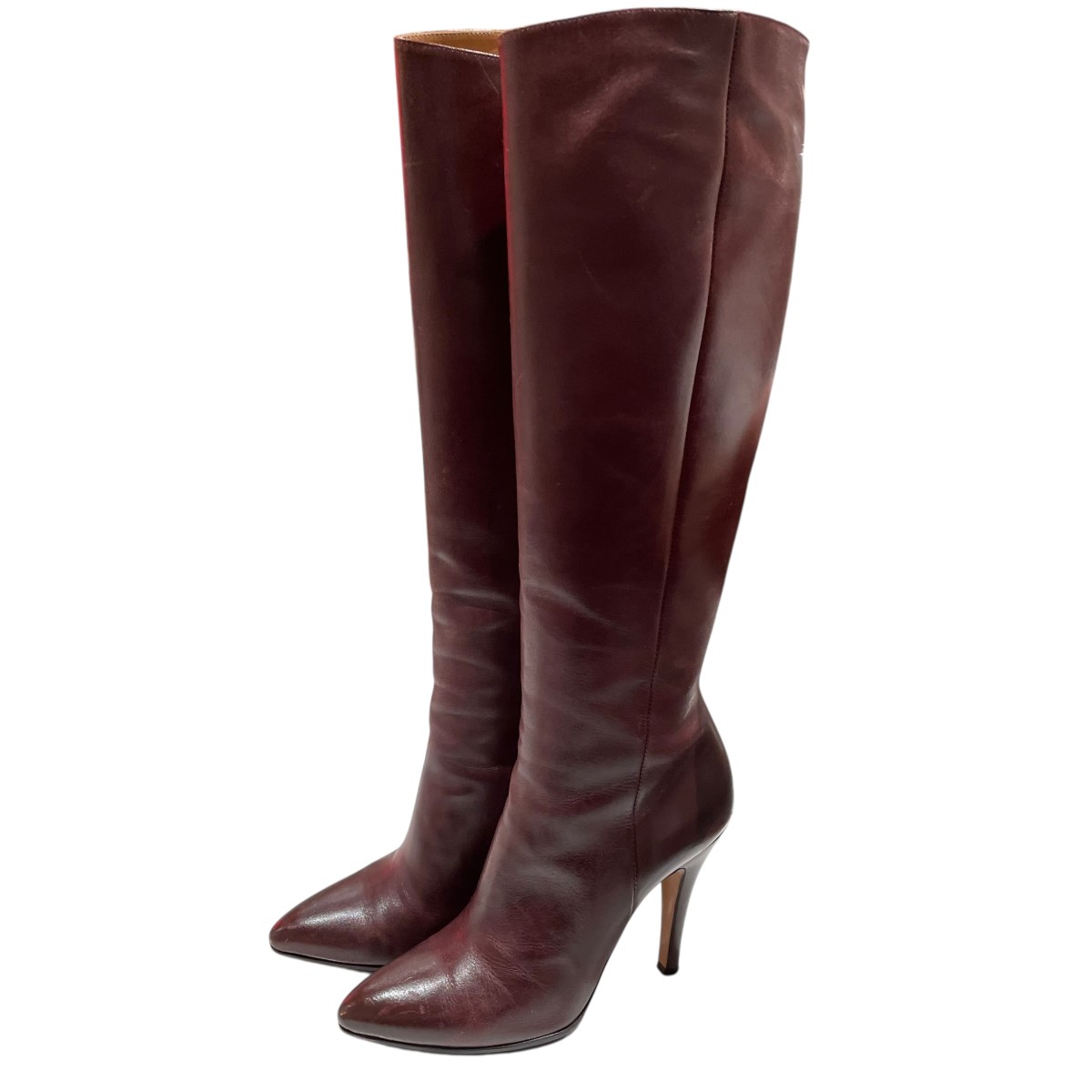【中古】 Maison Margiela　 ヒールブーツ 38WW091 ブラウン サイズ：37 【110426】（メゾンマルジェラ）