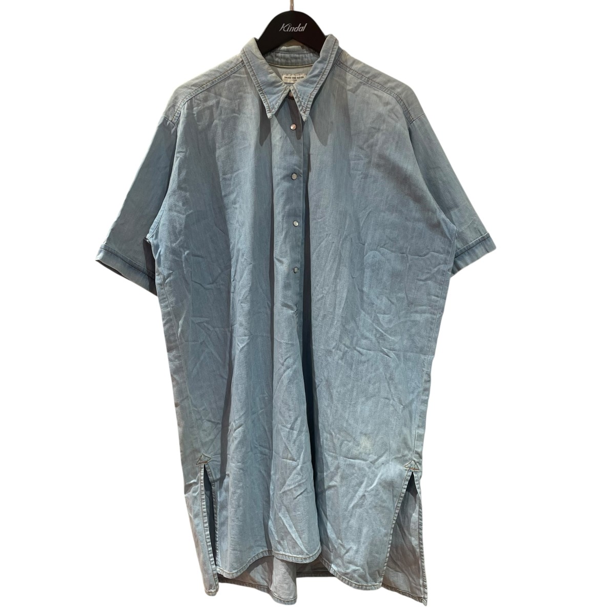 【中古】DRIES VAN NOTEN ジーンズ衣裳 青色 大いさ：S 【110426】（ドリスヴァンノッテン） レディースファッション-ワンピース