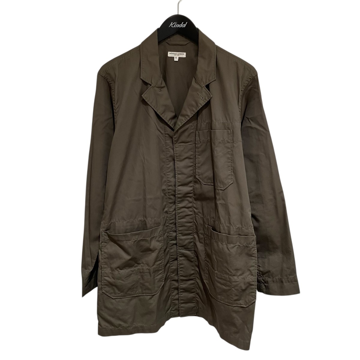 【中古】 Engineered Garments　 ショップコート コート カーキ サイズ：S 【110426】（エンジニアドガーメンツ）