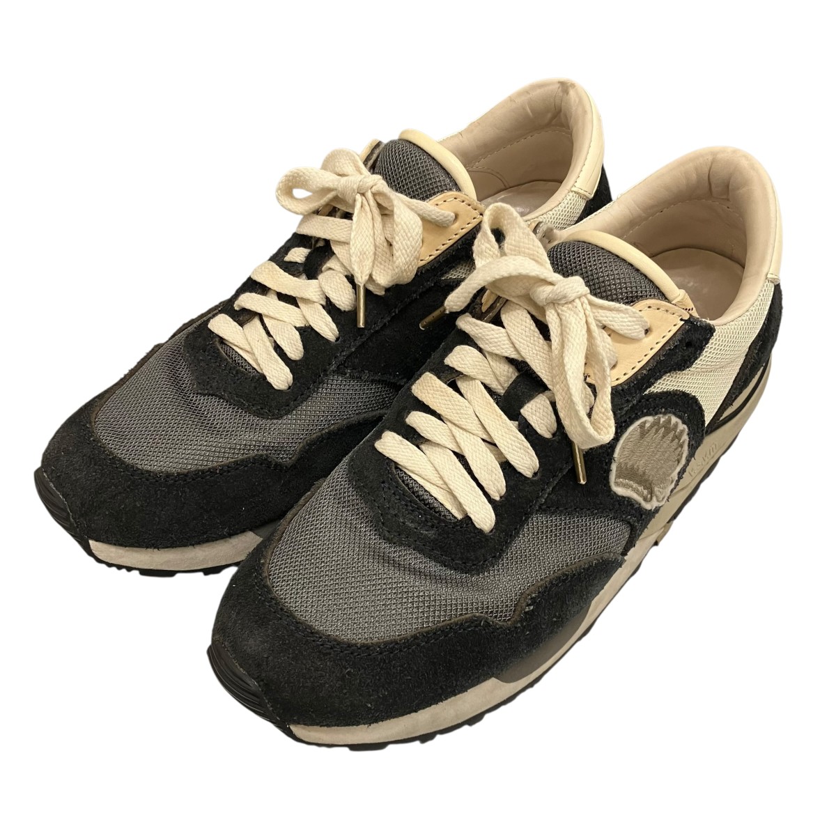 【中古】VISVIM 【ROLAND JOGGER】 スニーカー 黒いこと×薄墨色 大きさ：09 【110426】（ビズビム）