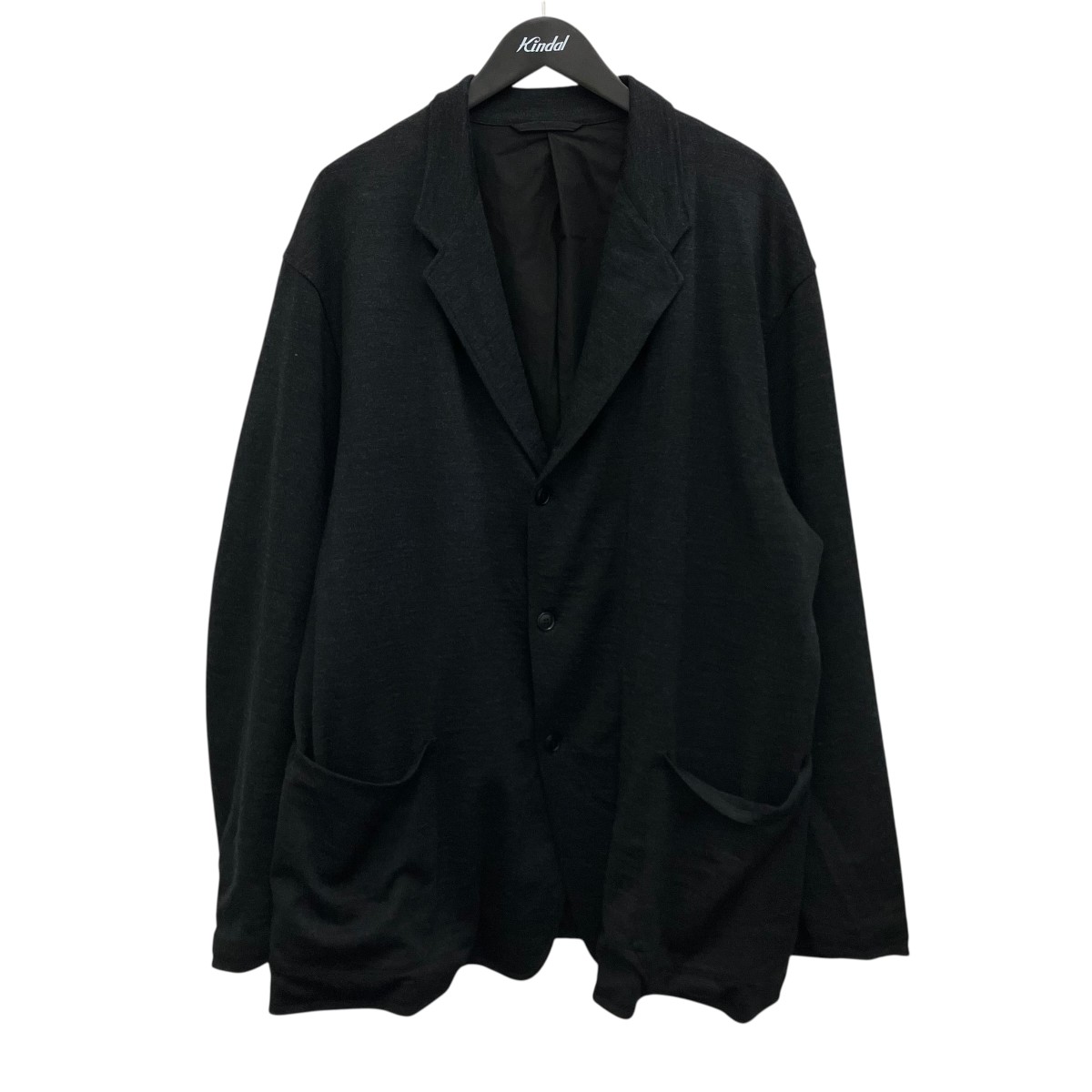 【中古】 COMOLI　 ウールニットセットアップ C03-06013／C03-06012 チャコール サイズ：3 【110426】（コモリ）