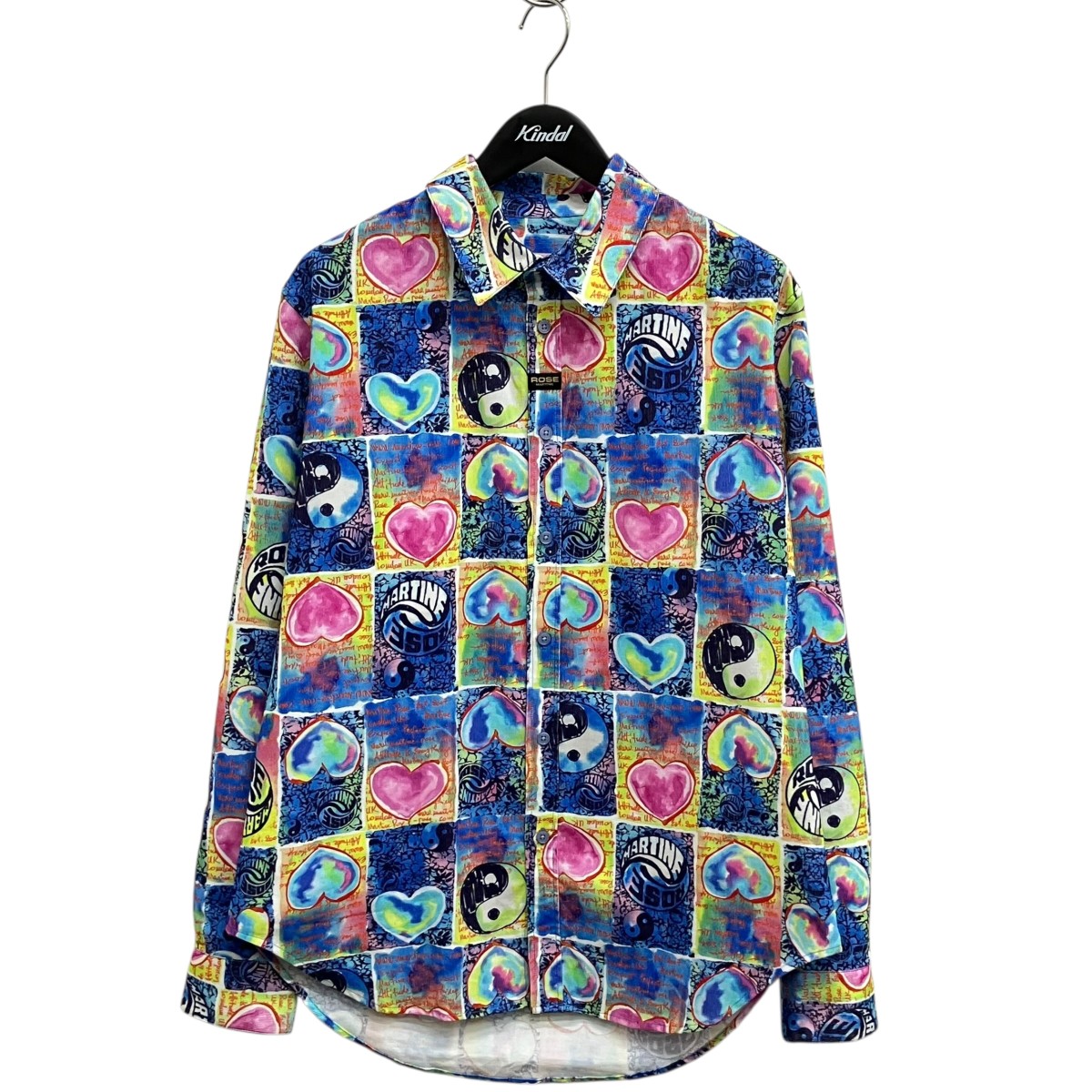 【中古】 Martine rose　 長袖シャツ マルチカラー サイズ：S 【120426】（マーティンローズ）