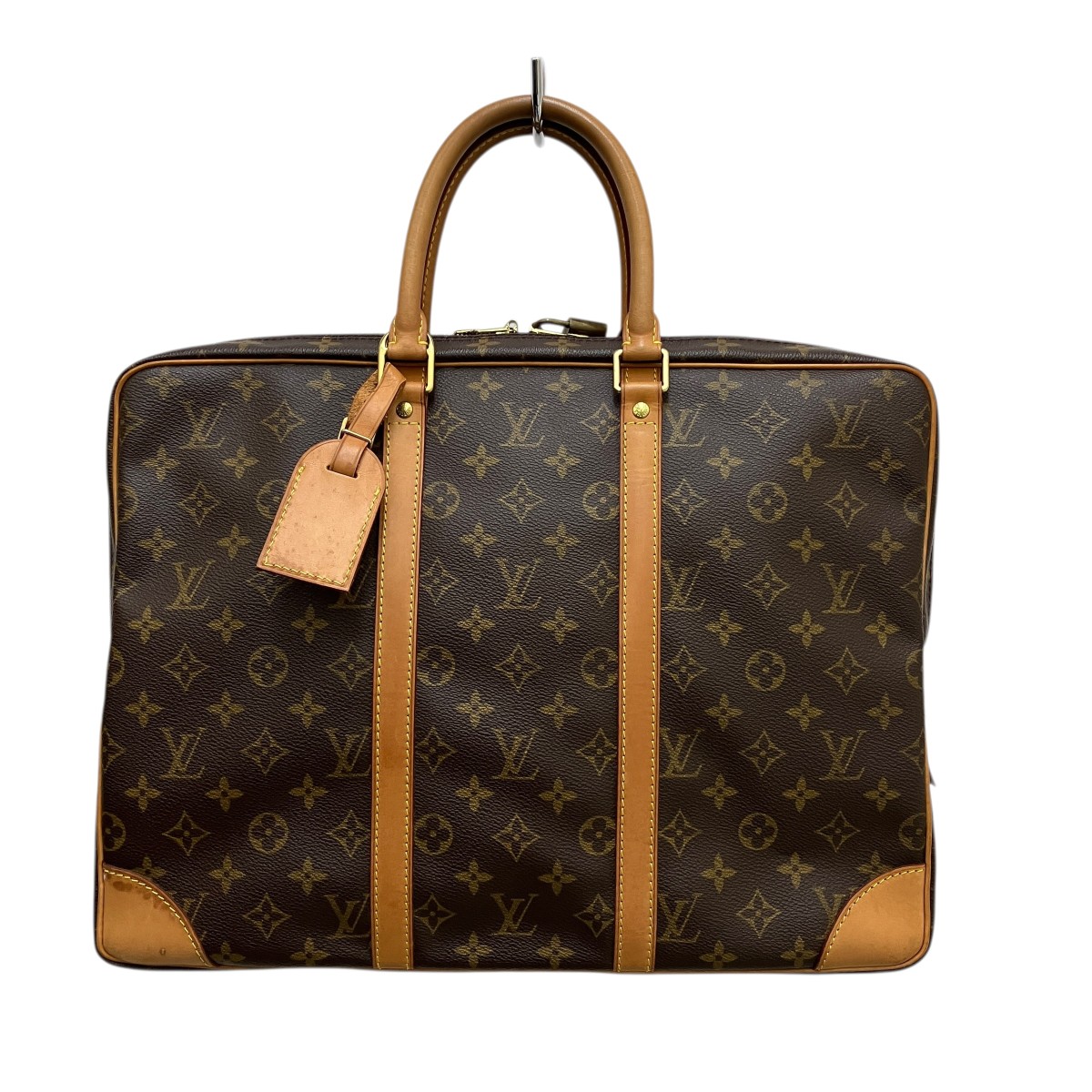 【中古】 LOUIS VUITTON　 ポルト ドキュマン・ヴォワヤージュ モノグラム柄 ブリーフケース M40226 ブラウン 【120426】（ルイヴィトン）