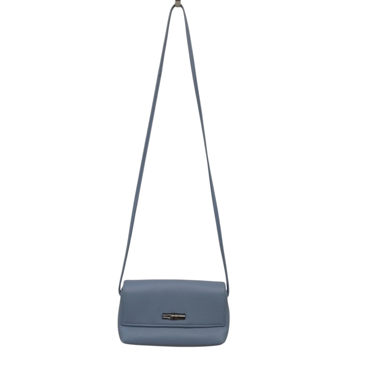 【中古】LONGCHAMP ショルダーバッグ 5700006200 青碧 【120426】（ロンシャン）
