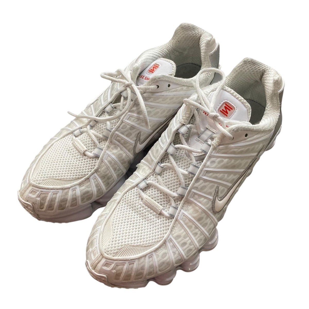 【中古】 NIKE　 SHOX TL スニーカー AR3566-100 ホワイト サイズ：28.5cm 【120426】（ナイキ）