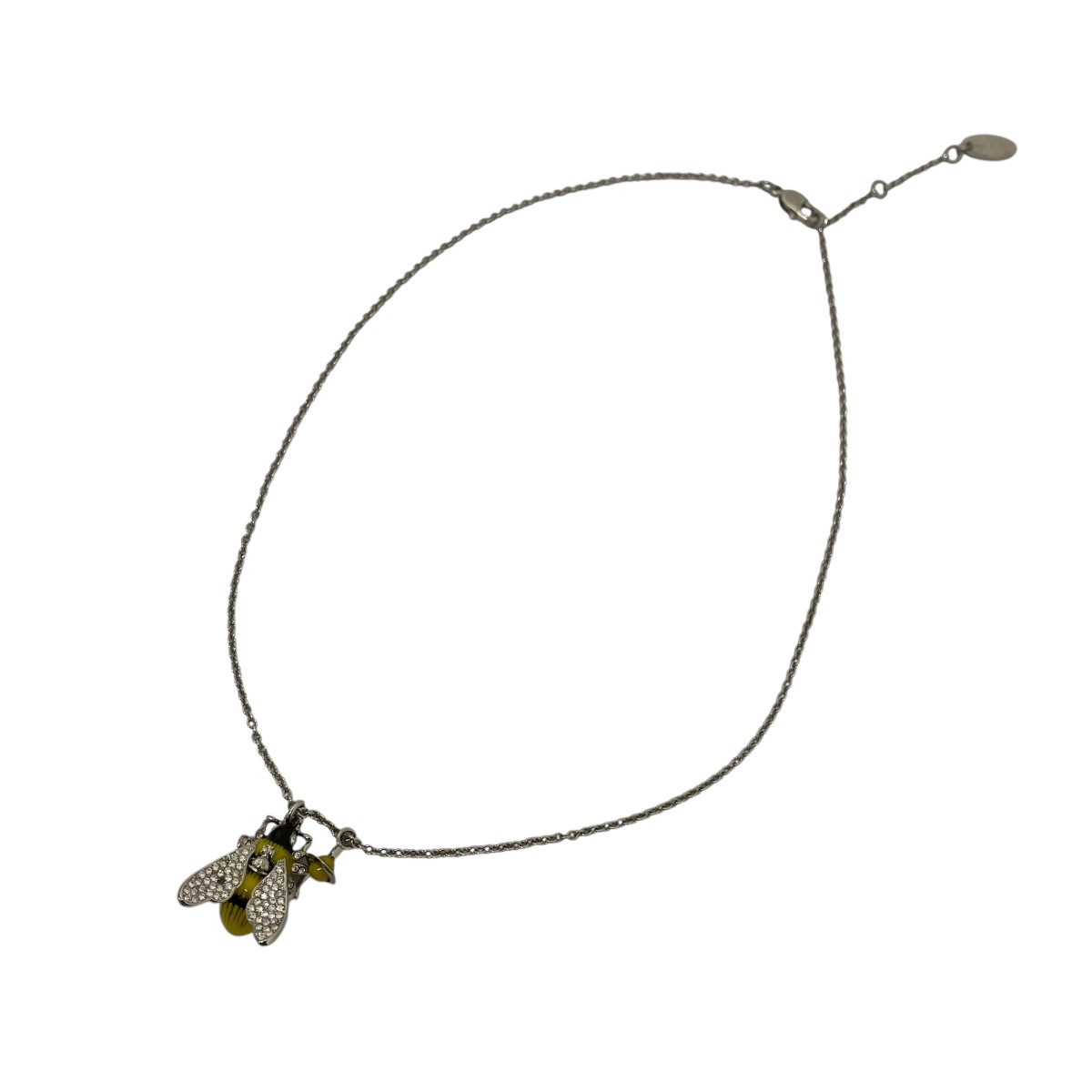 【中古】Vivienne Westwood バンブルビーネックレス しろがね色×黄色 大きさ：- 【120426】（ヴィヴィアンウエストウッド）