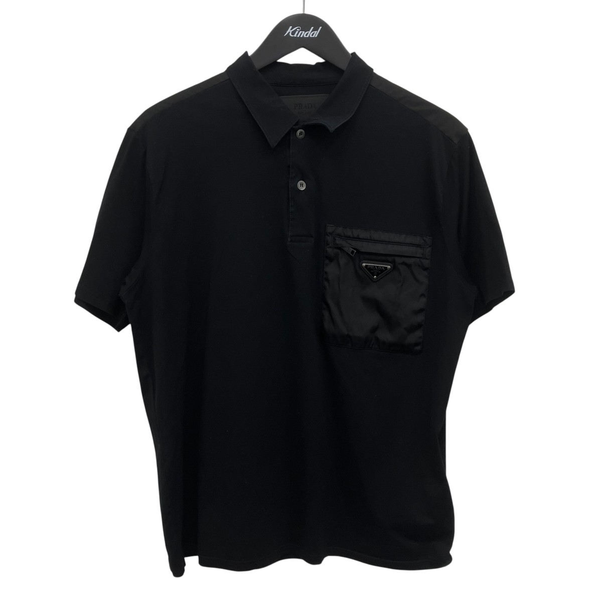 【中古】 PRADA　 ポロシャツ ブラック サイズ：XL 【120426】（プラダ） 53,196円