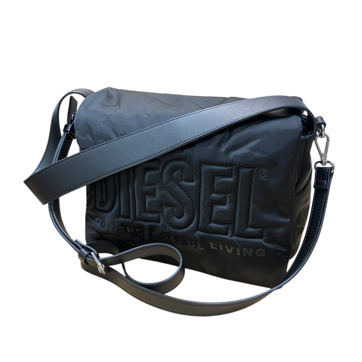 【中古】 DIESEL　 ナイロンショルダーバッグ ブラック サイズ：- 【120426】（ディーゼル）