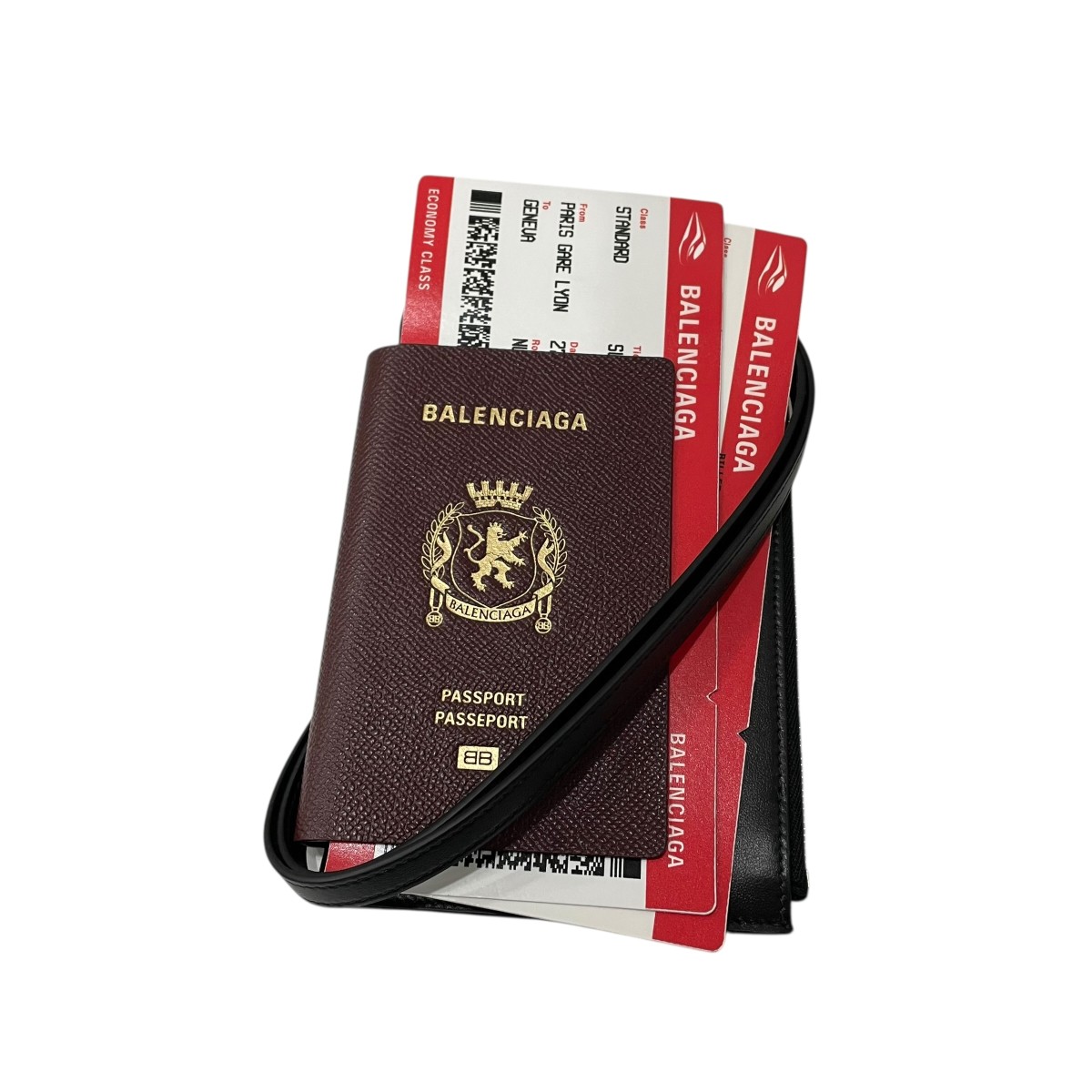 【中古】BALENCIAGA パスポートフォンホルダー ショルダーバッグ 737733･6027･M46･4242 赤銅色 【130426】（バレンシアガ）