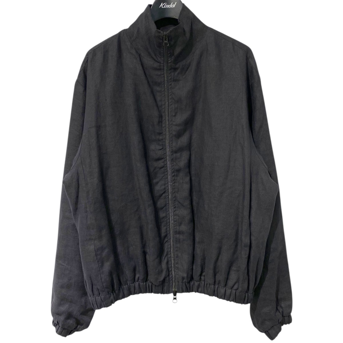 【中古】Gabriela Coll Garments　24SS DOUBLE SOLBIATI FINE LINEN JACKETリネンZIPジャケット ブラック サイズ：1 【120426】（ガブリエラ コール ガーメンツ）｜ブランド古着のカインドオル 51,480円