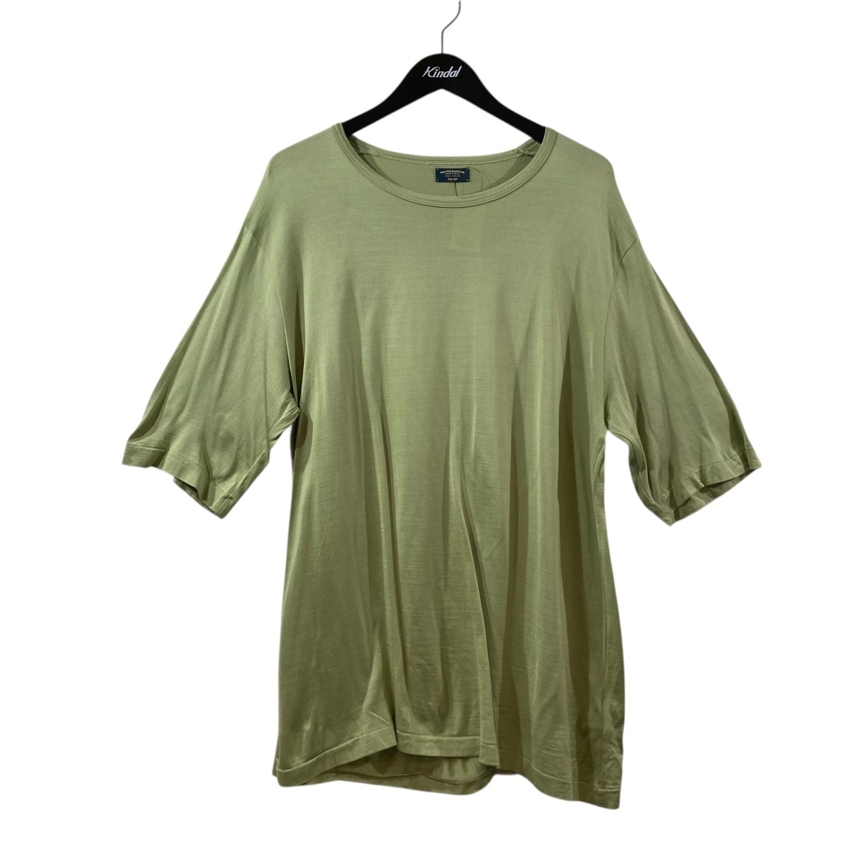 【中古】 MAATEE＆SONS　 SILK S SLEEVE LOOSE TEE Tシャツ MTMU5103-0814 黄緑 サイズ：3 【130426】（マーティーアンドサンズ）