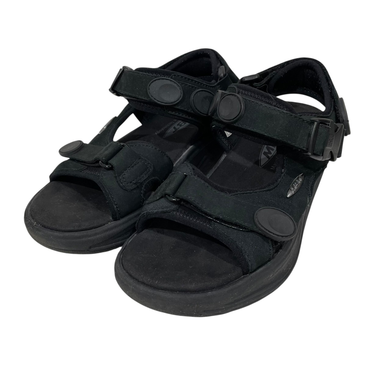 【中古】MBT(Masai Barefoot Technology) サンダル KISUMU CLASSIC キスムクラシック 700823-03U ブラック サイズ：23cm 【130426】（マサイベアフットテクノロジー）