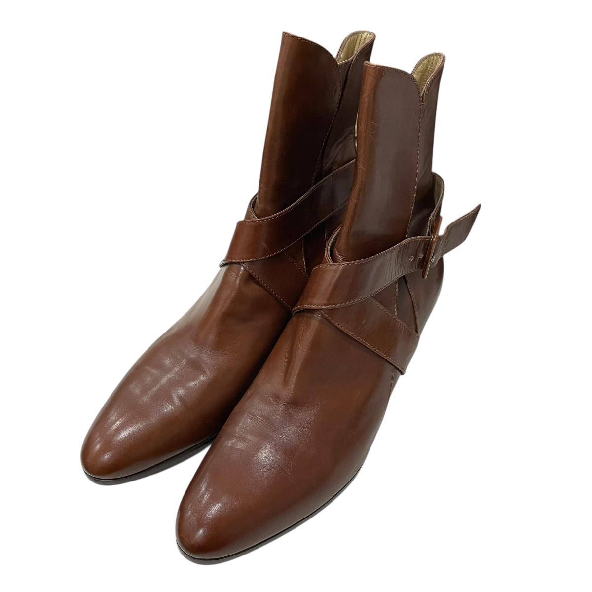 【中古】 Ferragamo　 ブーツ ブラウン サイズ：7 1/2 【130426】（フェラガモ）