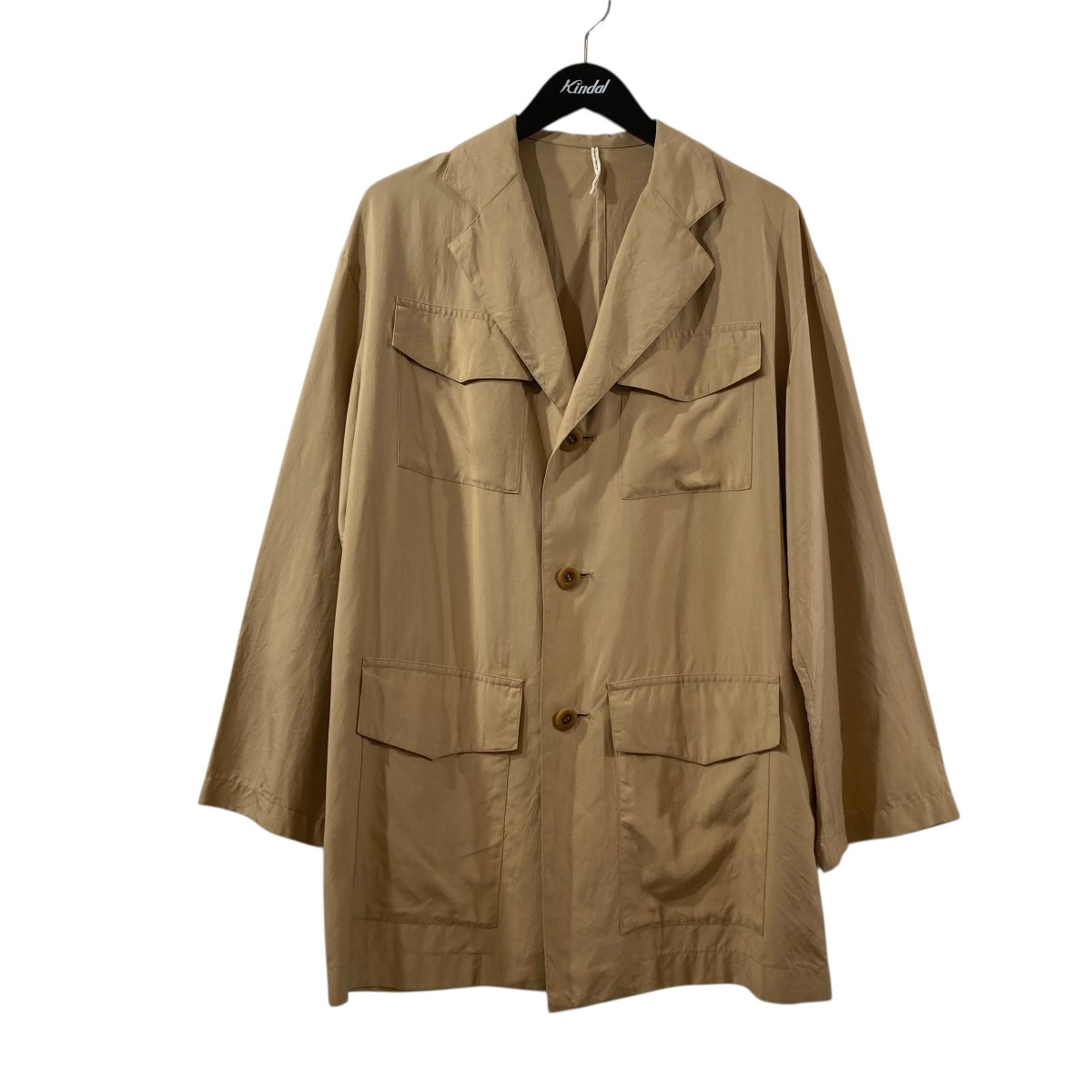 【中古】M’S BRAQUE シャツジャケット 171511L ベージュ サイズ:38 【130426】(エムズ ブラック)|ブランド古着のカインドオル