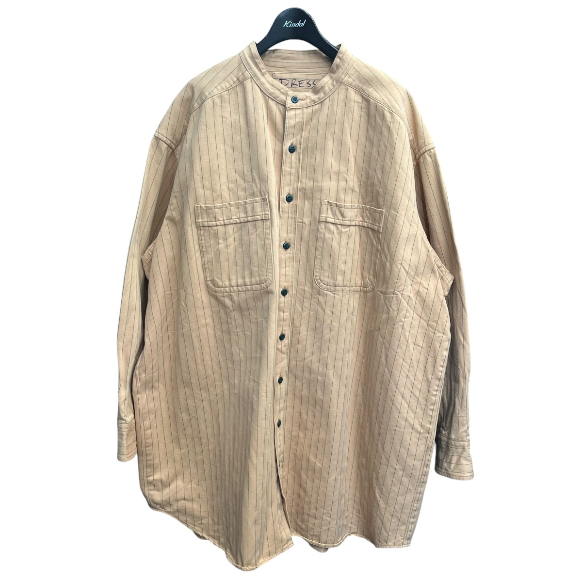 【中古】DRESS Nonstandard Shirt ロングシャツ ベージュ サイズ：FREE 【130426】（ドレス）