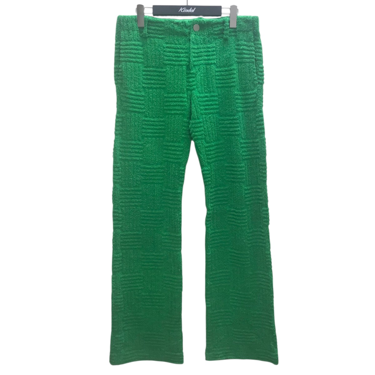 【中古】\u003cBR\u003eBOTTEGA VENETA\u003cBR\u003eパイル地たわい無いズボン下 緑であること 大きさ：40\u003cBR\u003e【通貨価値思いなおす】