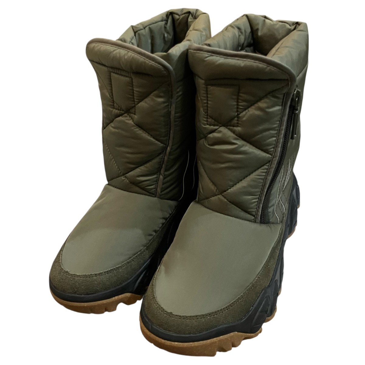 【中古】TAO COMME des GARCONS×PATRICK キルティングブーツ 25AWTA02 オリーブ 大きさ：39(24.5コマーシャル) 【280526】（タオコムデギャルソン×パトリック）
