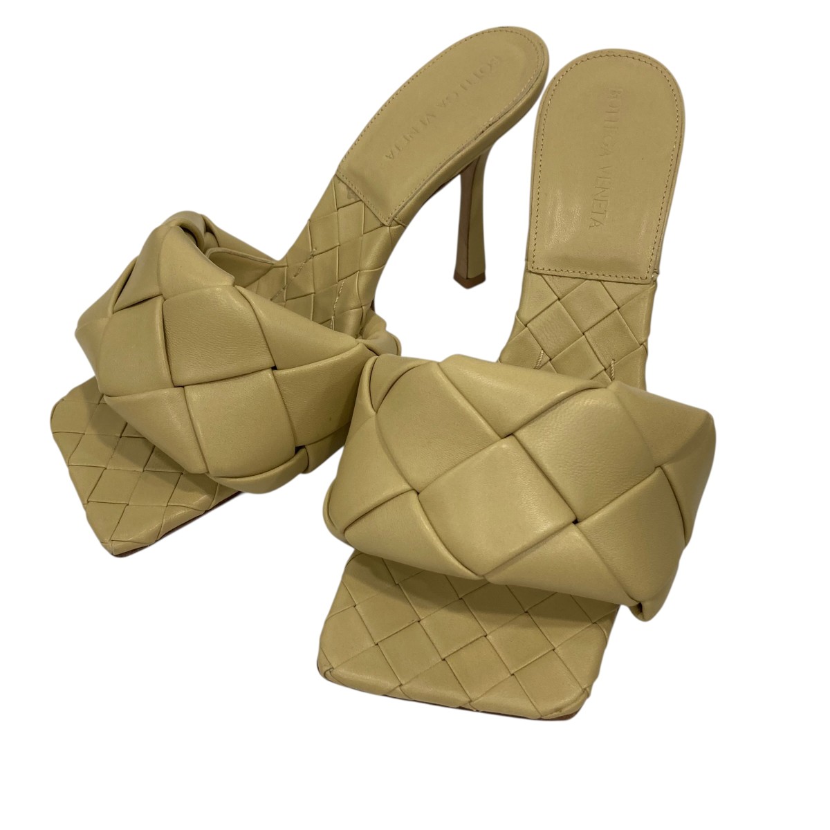 【中古】 BOTTEGA VENETA　 サンダル 608854 ベージュ サイズ：37 【140426】（ボッテガヴェネタ）