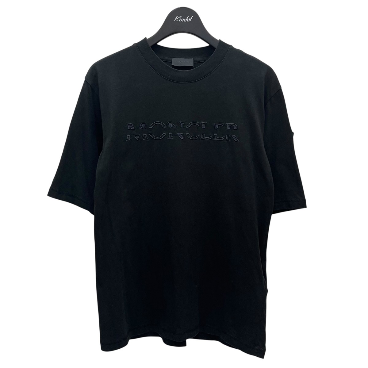 【中古】 MONCLER　 ロゴTシャツ H20938C00017 ブラック サイズ：XS 【140426】（モンクレール）